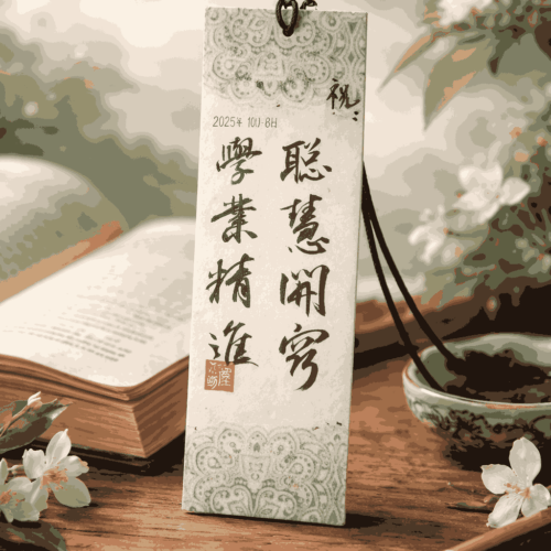 D15AA Calligraphy Blessing (Single Sheet)