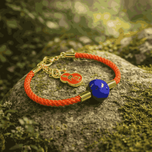 D7 Lapis Lazuli Red Bracelet