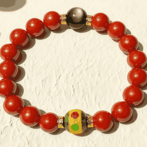 D86 Bead Bracelet: Radiant Male God